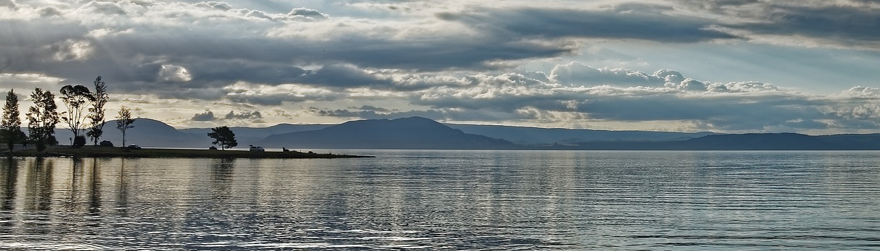 Blick auf den Taupo-Lake